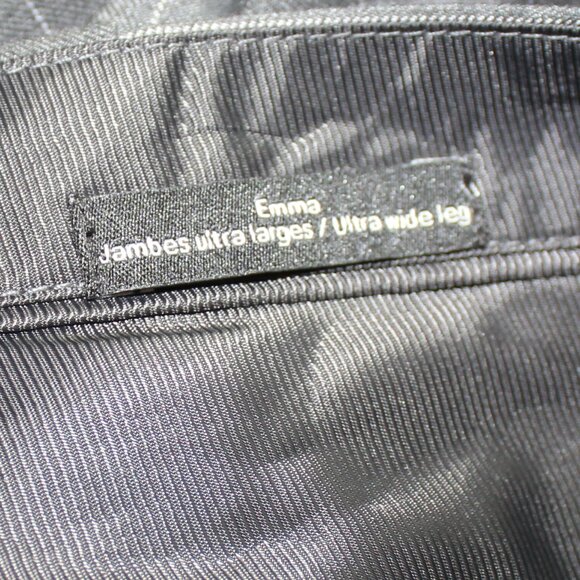 NWT Frank And Oak Emma Gray classic business wide leg lined pants size 16 - Picture 8 of 9